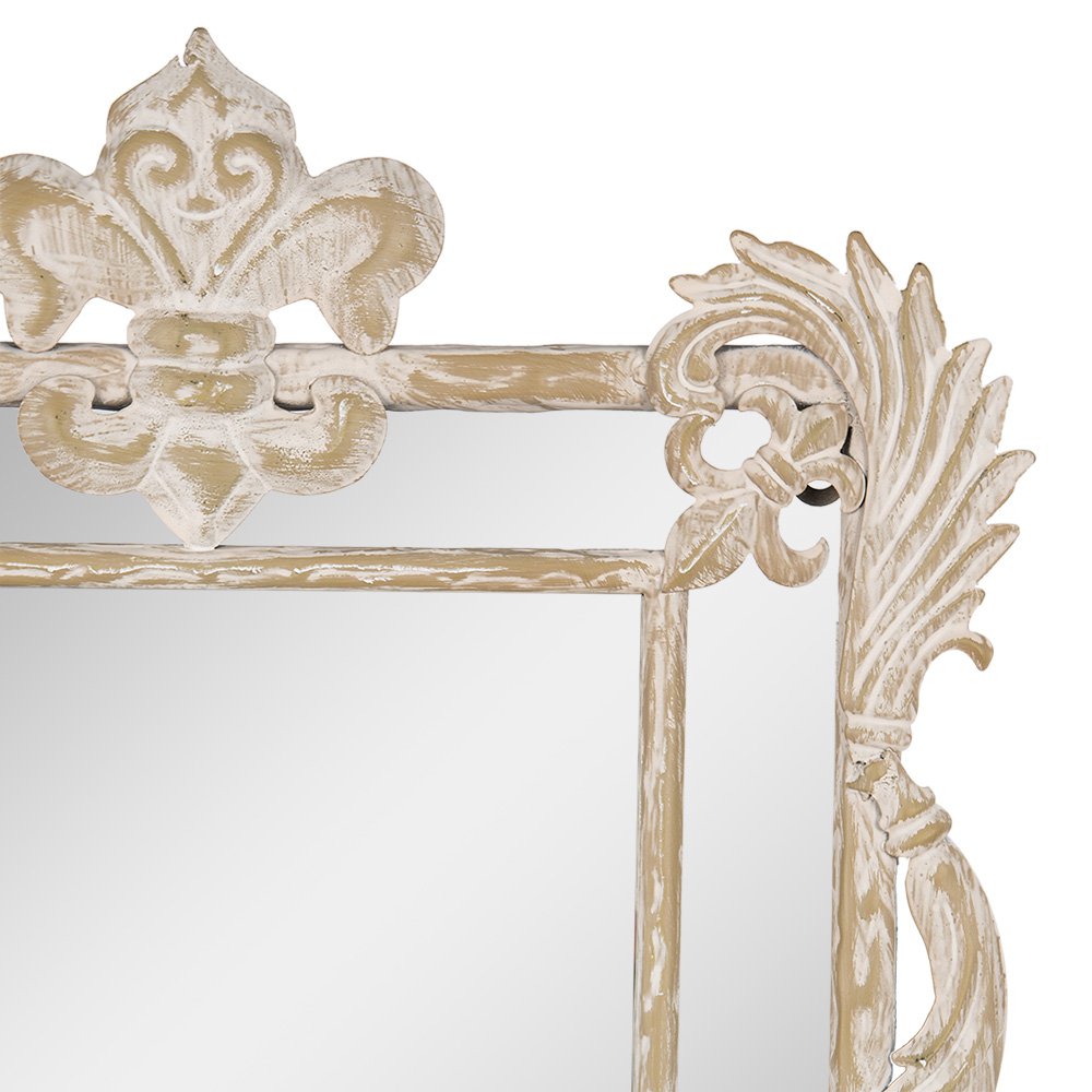Mirror 45x3x81 cm Beige MDF Wall Mirror