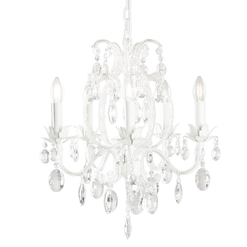 Kroonluchter Ø 50x56 cm Transparant IJzer Hanglamp