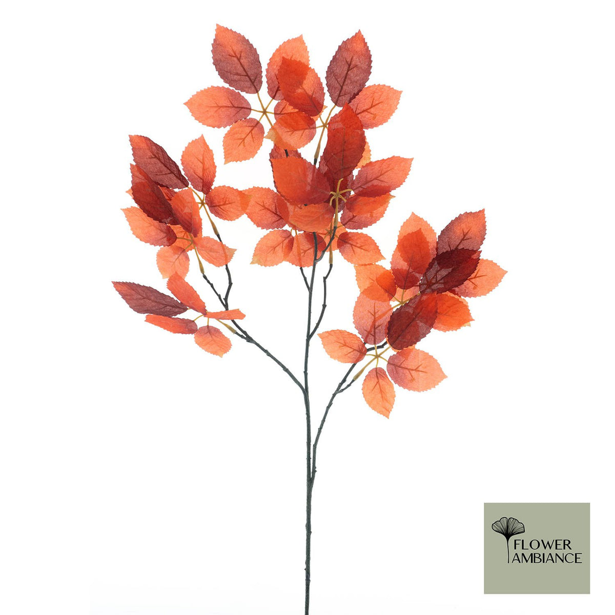 Autumn ficus spray orange 94cm
