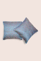 Handgeweven jacquard kussenhoes - Zijdekatoen