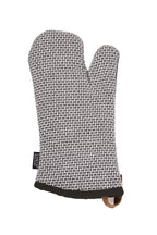 Ovenhandschoen Sherlock Bricks - set/2 - 17x33 cm, zwart/wit