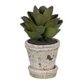 Bloempot Ø 9x9 cm Beige Steen Plantenpot