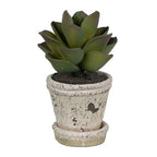 Bloempot Ø 9x9 cm Beige Steen Plantenpot