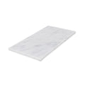 Marmer dienblad rechthoek L wit 20x40cm
