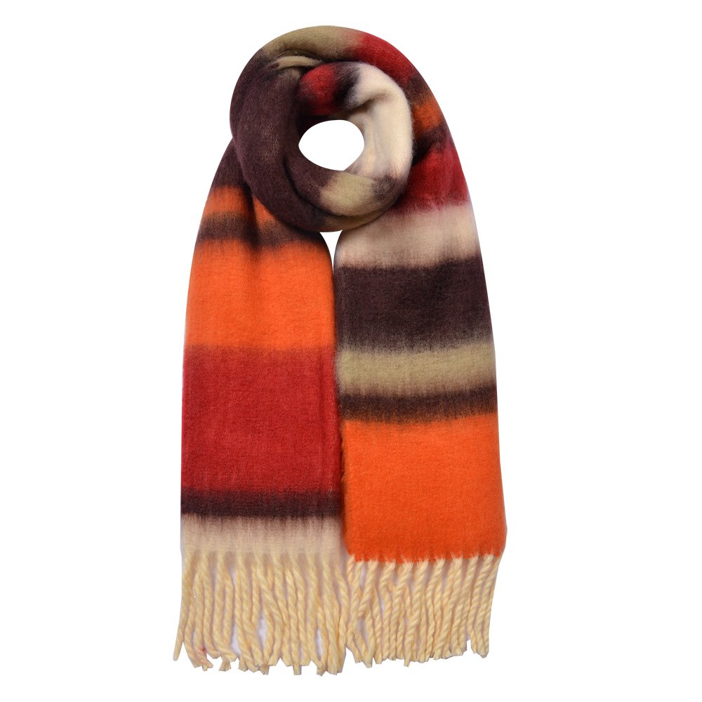 Wintersjaal Dames 37x210 cm Bruin Synthetisch
