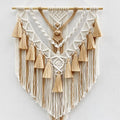 Handgeknoopt macramé wandkleed – Boheems textieldecor