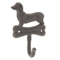 Wandhaak 10x4x15 cm Bruin Metaal Hond Kapstok