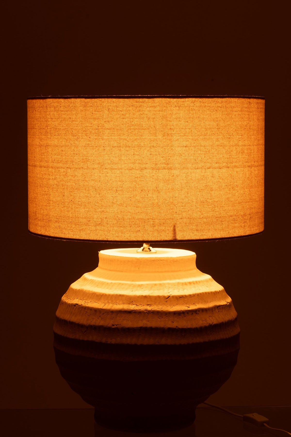 J-Line lamp - terracotta - beige