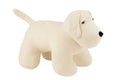 J-Line deurstop Hond - textiel - ecru