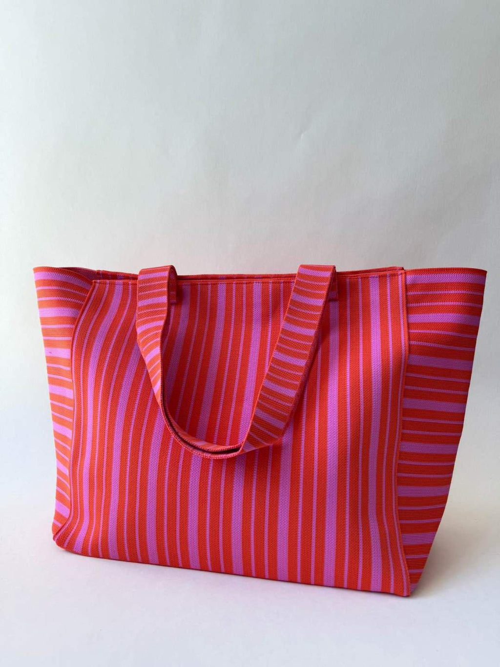Shopper met zonsondergangstreep