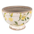 Bloempot Ø 17x11 cm Geel Keramiek Citroen Bloempot Binnen
