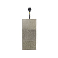 Lampvoet vierkant koe grijs 45cm