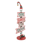 Kerstdecoratie ""Dear Santa"" 50x27x106 cm
