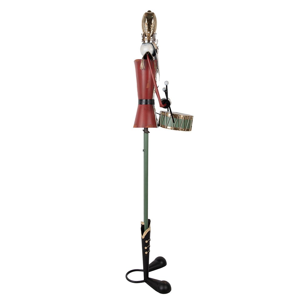 Kerstdecoratie Beeld Notenkraker 38x47x178 cm Metaal