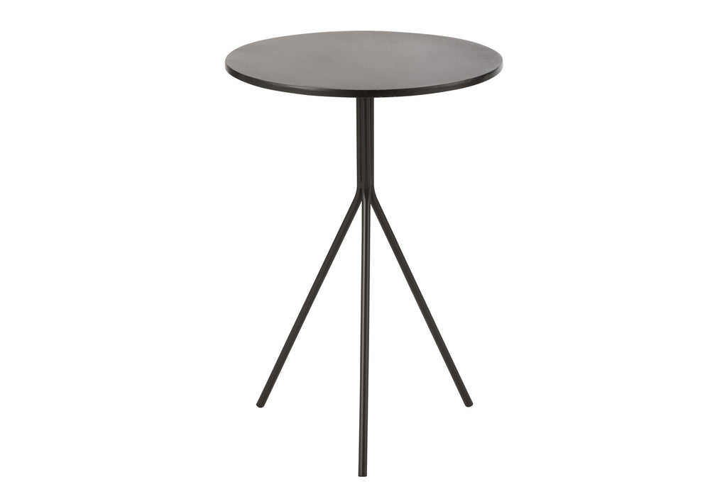 J-Line salontafel Rond - metaal - zwart
