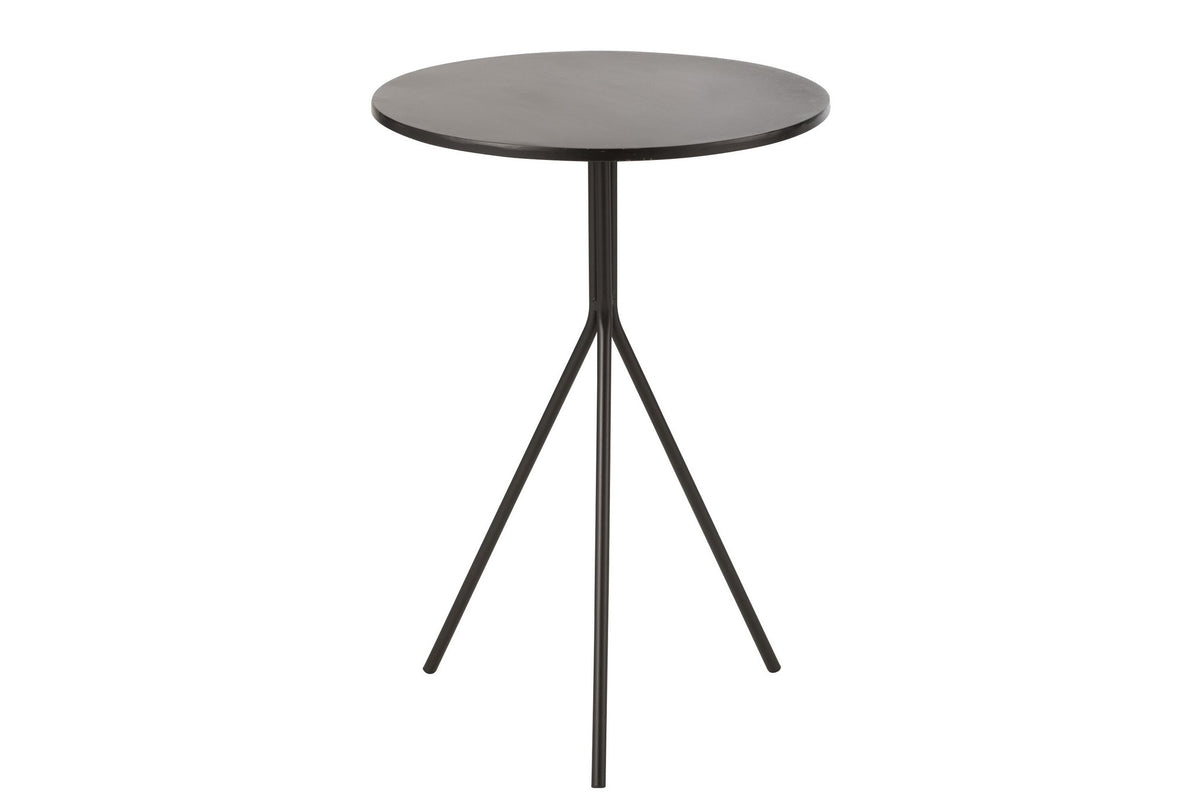 J-Line salontafel Rond - metaal - zwart