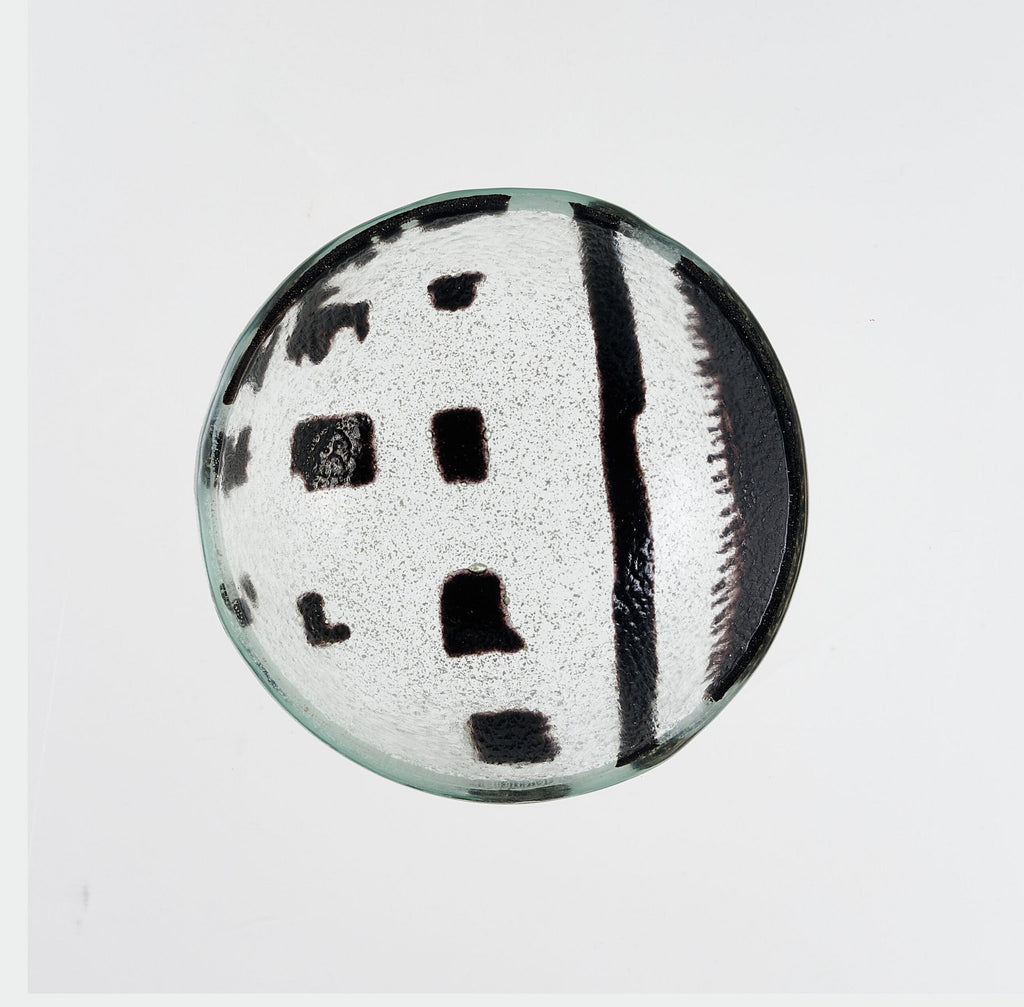 Wavy Boll Tade 12X5 Zwart & Wit Bold (GS-14-WA)