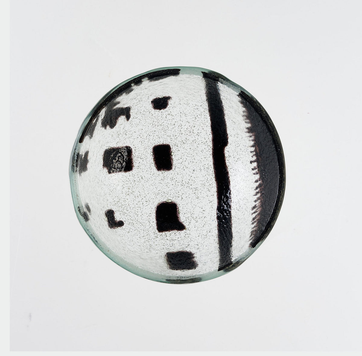 Wavy Boll Tade 12X5 Zwart & Wit Bold (GS-14-WA)