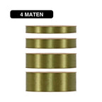 Satijn Lint Mos Groen – 50m – / Double Satin Classic