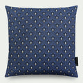 250 Pillow Jacquard Fan Blue gold 50x50