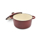 Kookpot 26cm gietijzer rood Ferno