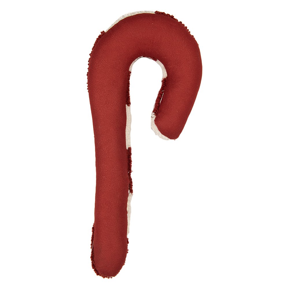 Sierkussen Zuurstok 18x5x45 cm Rood Polyester