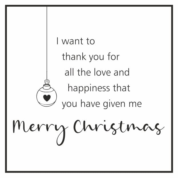 Cadeau kaartjes – Merry Christmas - 7cm x7cm – 20 st