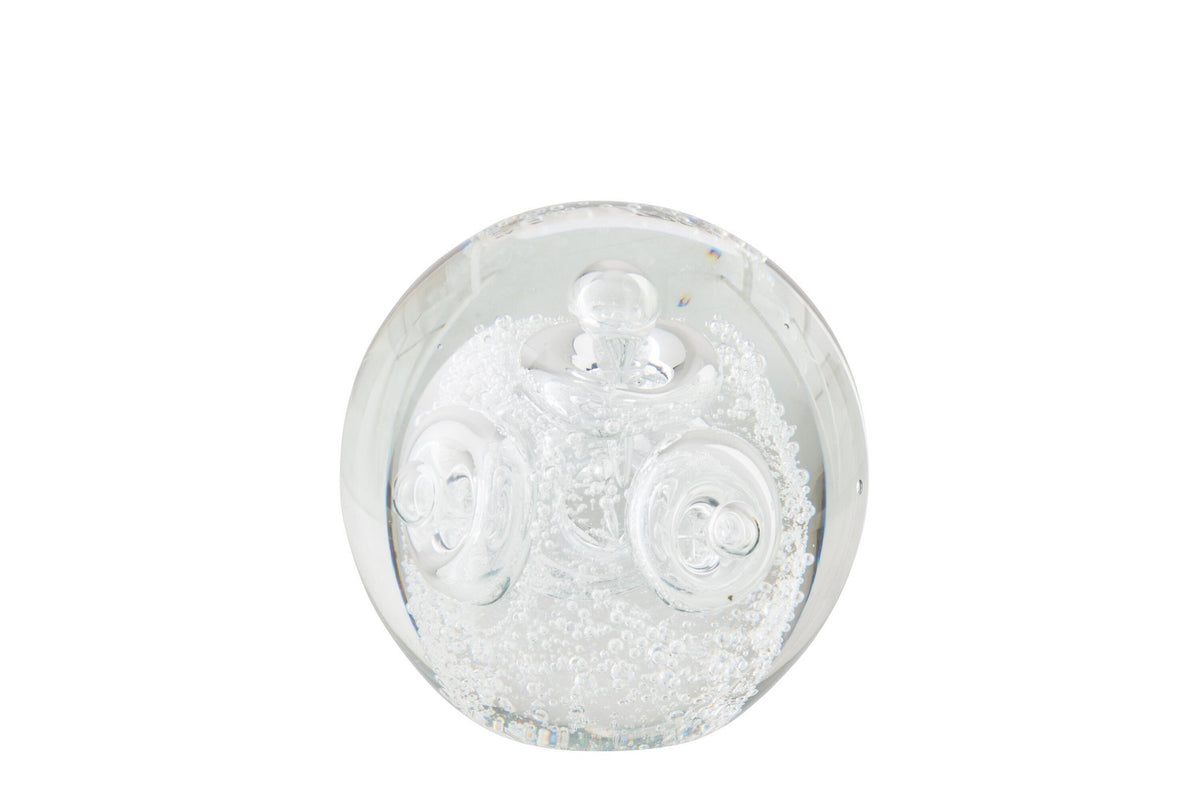 J-Line presse-papier Ringen - glas - transparant - M