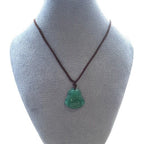 Dames ketting Reisboeddha (Milefu) met Jade