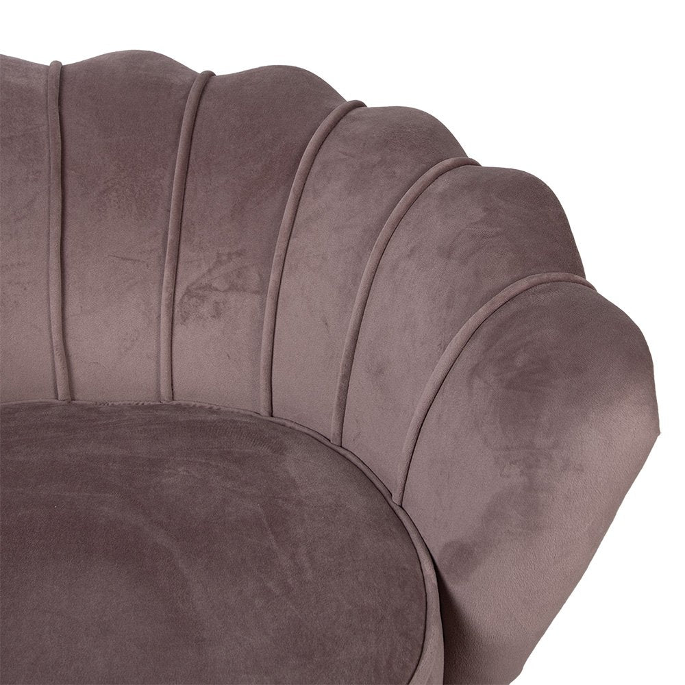 Fauteuil 83x75x76 cm Roze Textiel