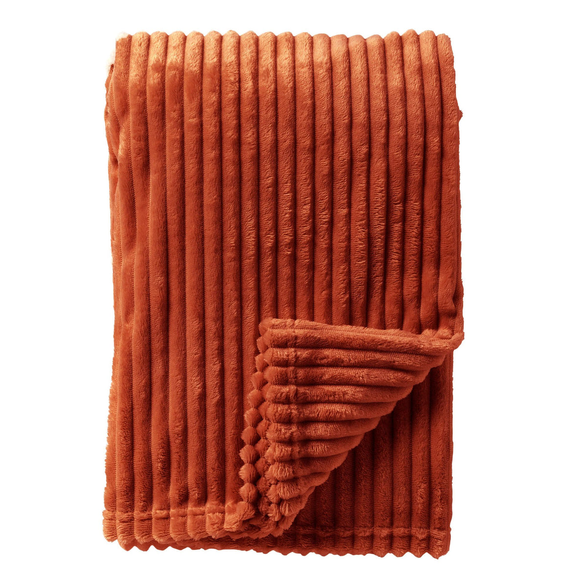 Dutch Decor Marthy - Plaid 140x180 cm - Gerecycled - Potters Clay - Oranje