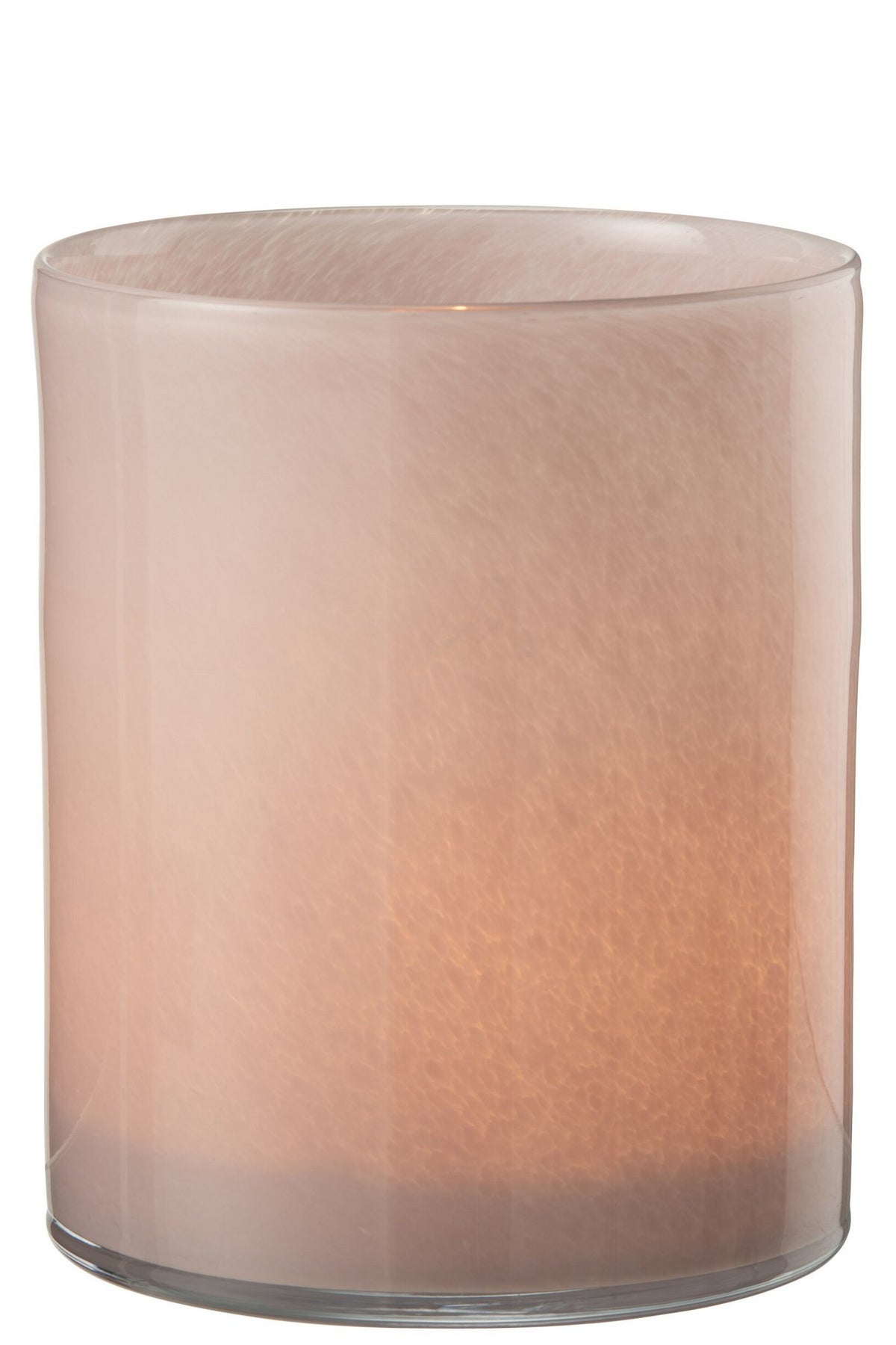 J-Line windlicht Jade - roze - large
