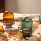 Koepelkaarshouder van borosilicaatglas