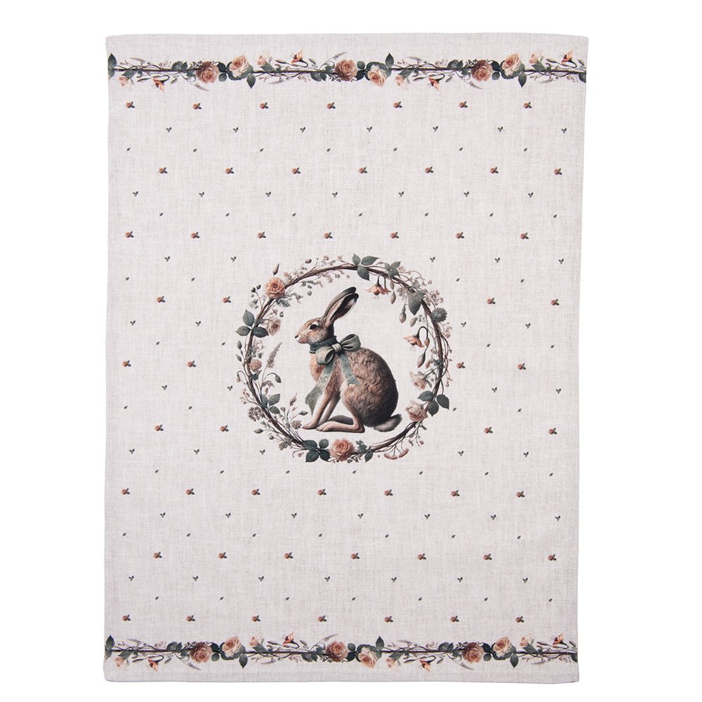 Theedoek 50x70 cm Beige Katoen