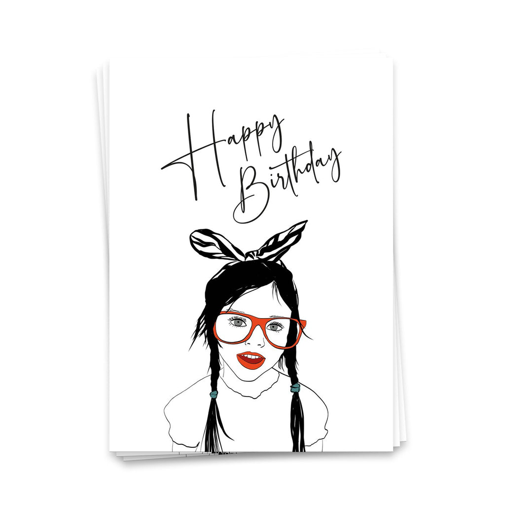 Verjaardagskaart Happy Birthday - ansichtkaartenset van 10