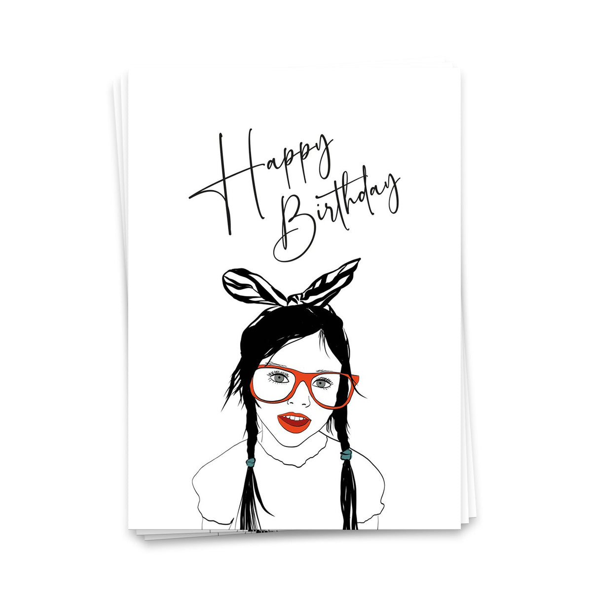 Verjaardagskaart Happy Birthday - ansichtkaartenset van 10
