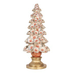 Kerstdecoratie Beeld Kerstboom Ø 29x69 cm Wit Kunststof