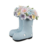 Decoratie Beeld Laars 10x10x12 cm Blauw Kunststof