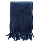 Dutch Decor Florijn - Plaid Fleece 150x200 cm - Insignia Blauw