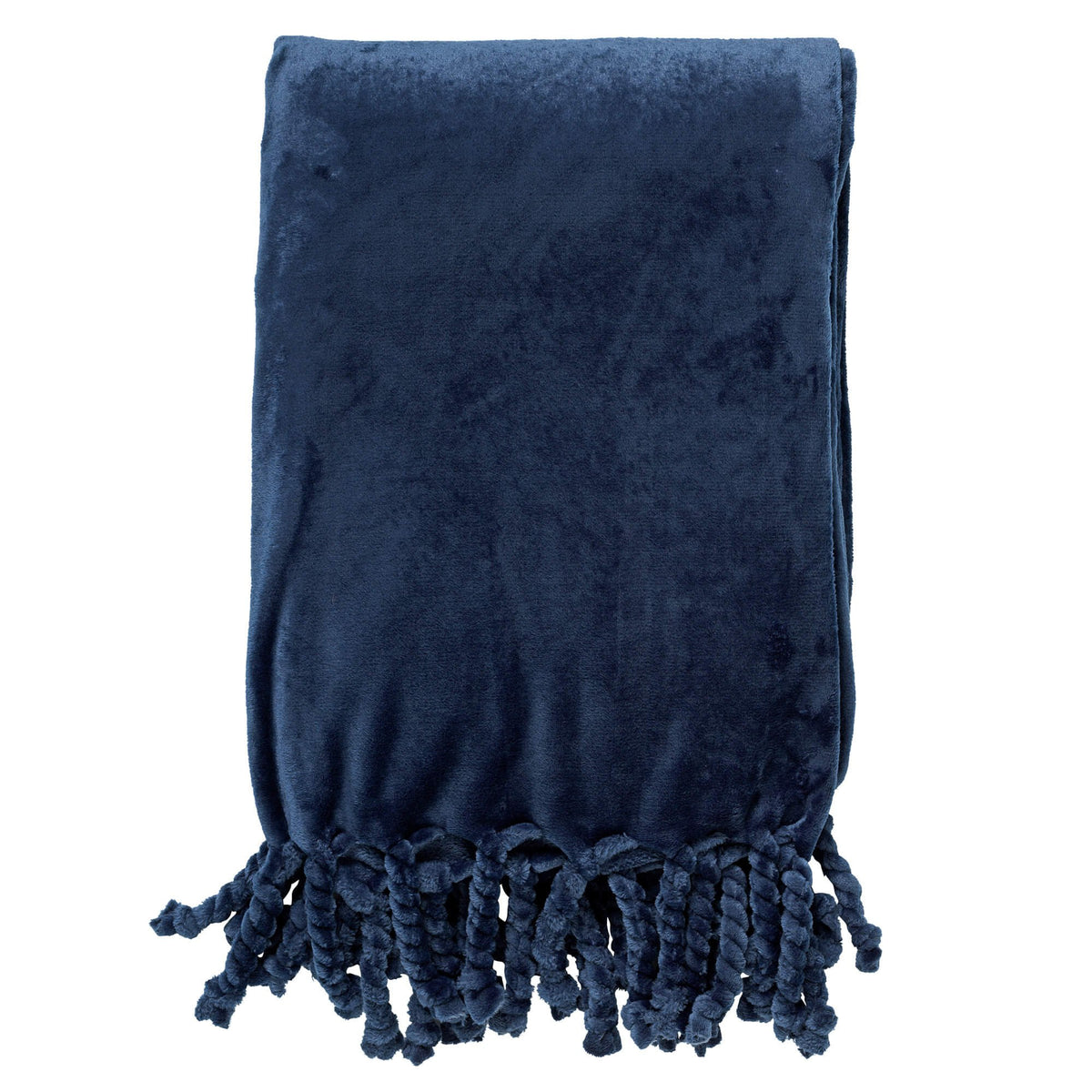 Dutch Decor Florijn - Plaid Fleece 150x200 cm - Insignia Blauw