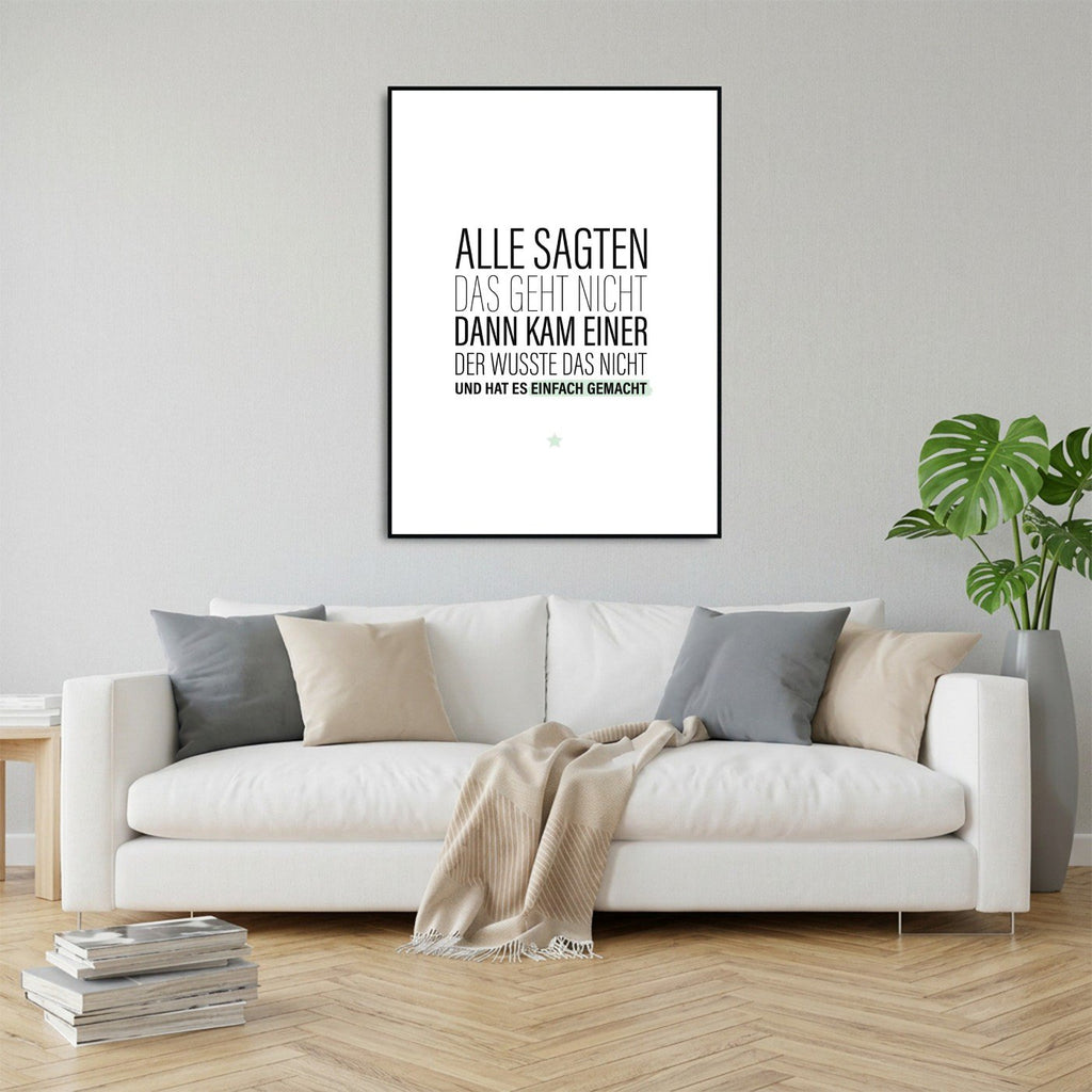 Iedereen zei dat dat niet werkt - poster 5 set