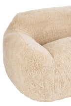 J-Line Bankschaap Polyester Creme Large