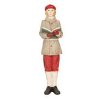 Kerstdecoratie Beeld Kerstgroep 13x12x40 cm Rood Kunststof