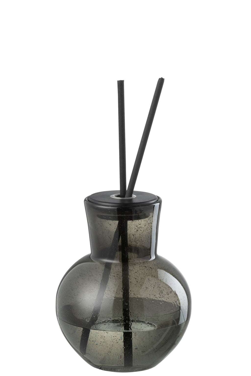 J-Line geurolie + stokjes Deksel Olive & Frank Incense - glas - groen