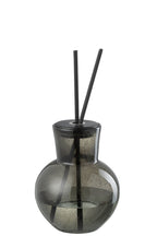 J-Line geurolie + stokjes Deksel Olive & Frank Incense - glas - groen