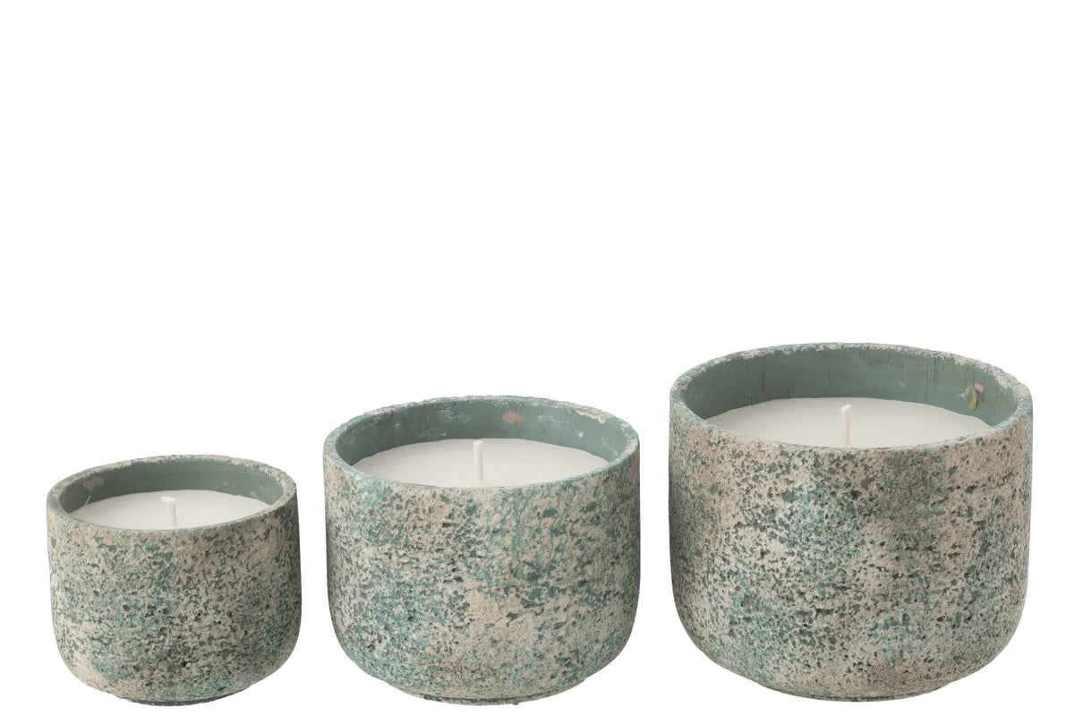 J-Line buitenkaars Rond - blauw - L - 47U