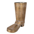 Planthouder Laars 37 cm Goudkleurig Metaal Plantenpot