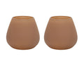 Waxinelichthouder - Tasman XS matte sand (set van 2 stuks)