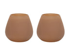 Waxinelichthouder - Tasman XS matte sand (set van 2 stuks)