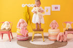 J-Line kinderstoel Evi - ijzer - geel